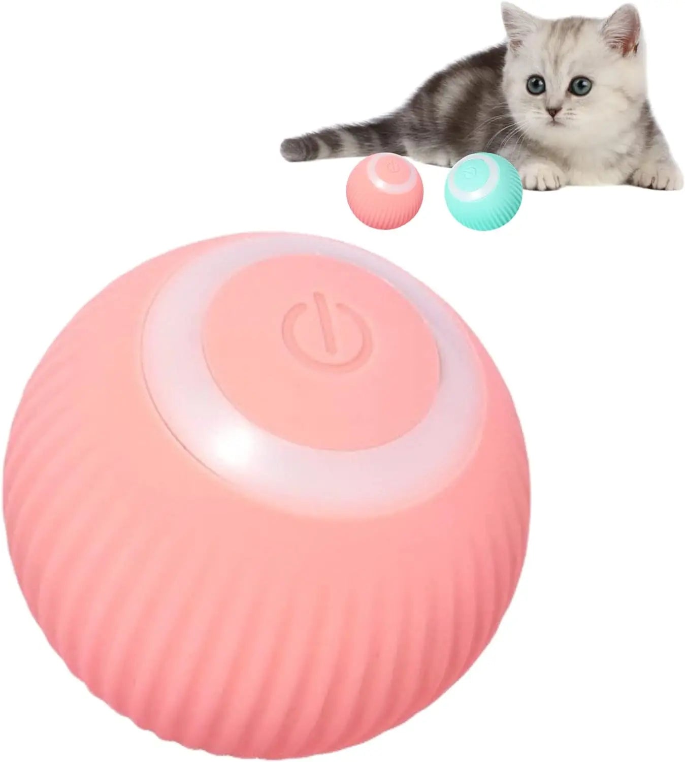 Cat Interactive Ball Training Self-moving Kitten Electric Cat Ball Toys Electronic Automatic Rolling Magic Ball Toys for Cat