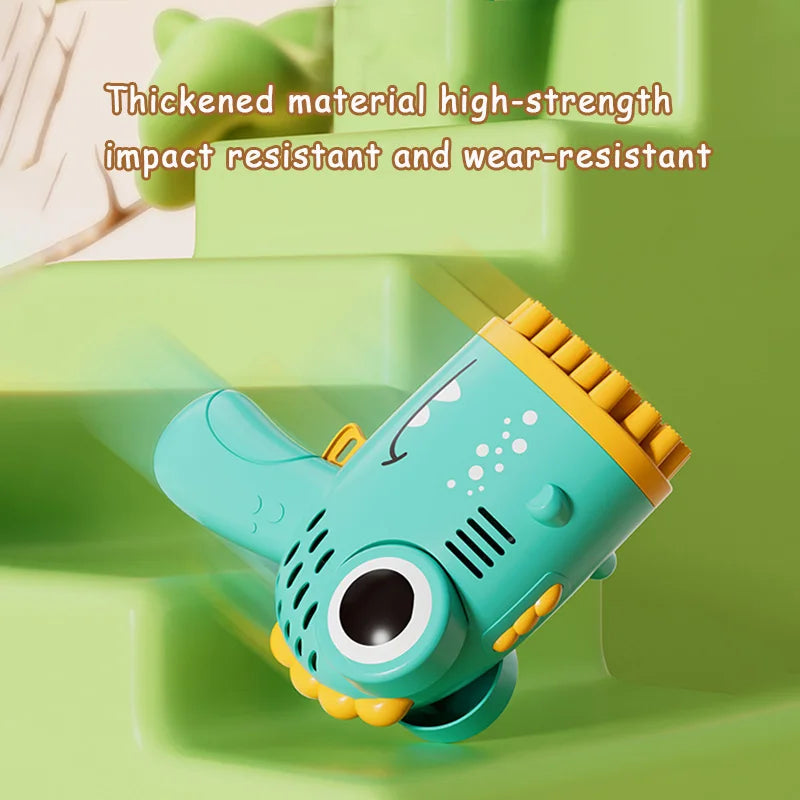 40 hole Dinosaur Bubble Gunner with Multi hole Bubble Gun Outdoor Entertainment Toy [No Bubble Water]