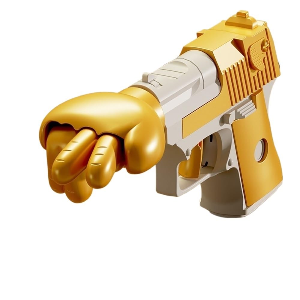 WUJIHE Rock Paper Scissors Gun Decompression Party Social Toy Stress Relief Prop Tiny Interactive Funny Toy Gun Birthday Gifts
