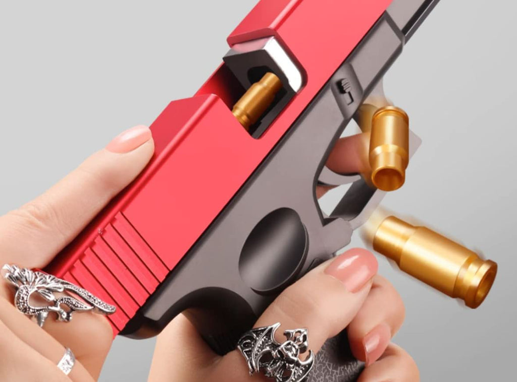 Toy Gun, Toy Guns for Boys, Upgrade Plastic Toy Pistol for Kids with Soft Foam, Children Education Foam Blaster Birthday Gift for Outdoor Play (Colour)
